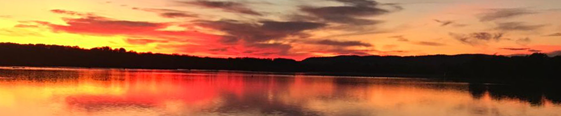 Petra Peschke – Header Staustufe Bertoldsheim Sonnenuntergang