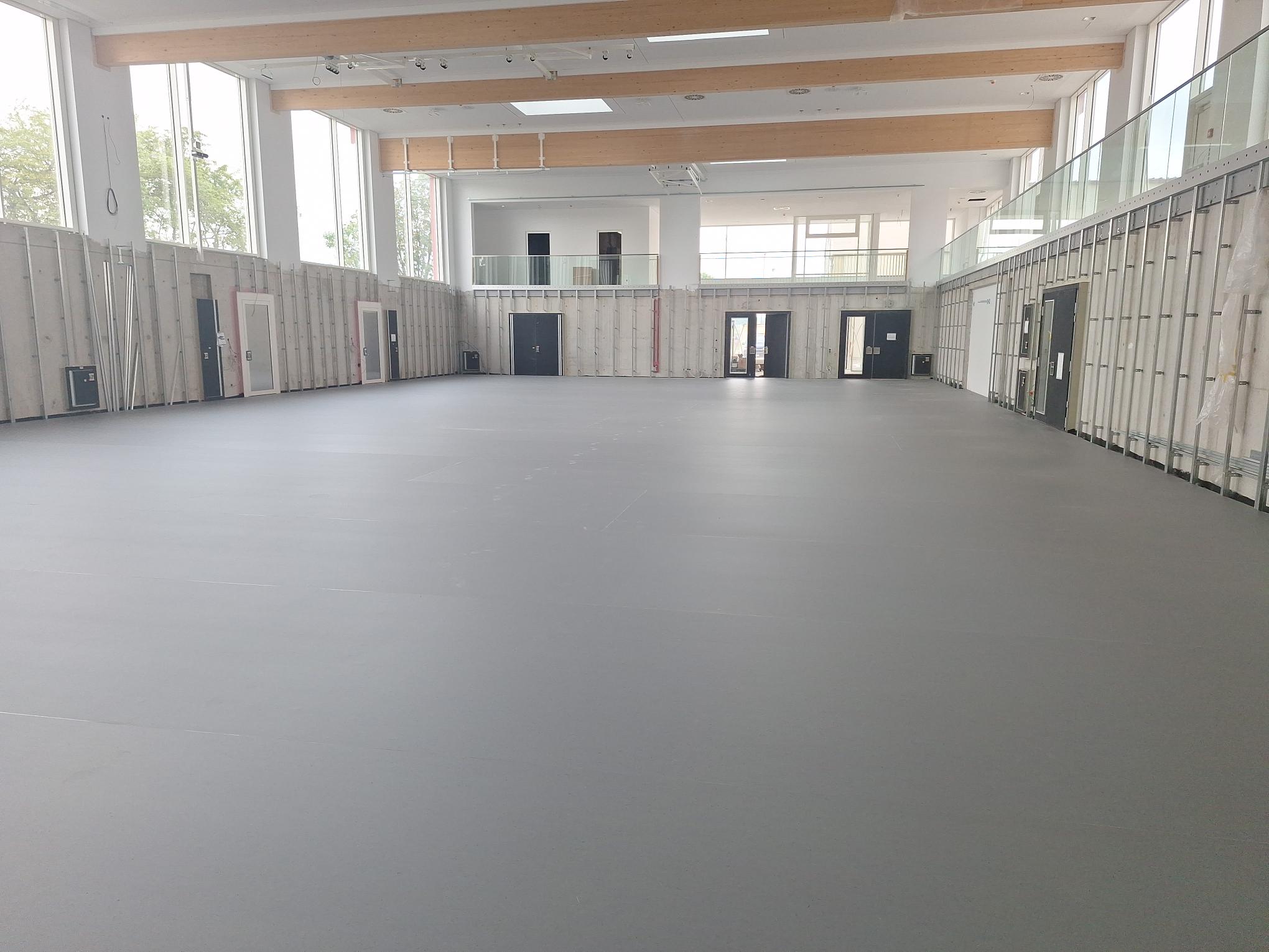 Grossansicht in neuem Fenster: Mehrzweckhalle (Turnhalle) Innenaufnahme