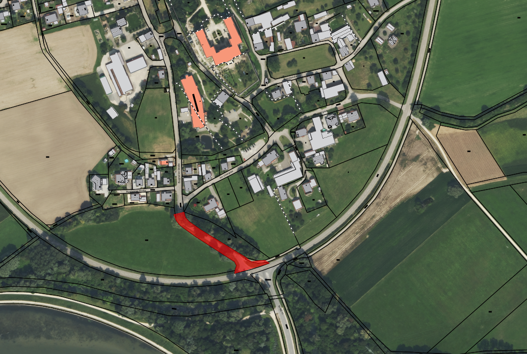 Grossansicht in neuem Fenster: Lageplan Burgheimer Straße